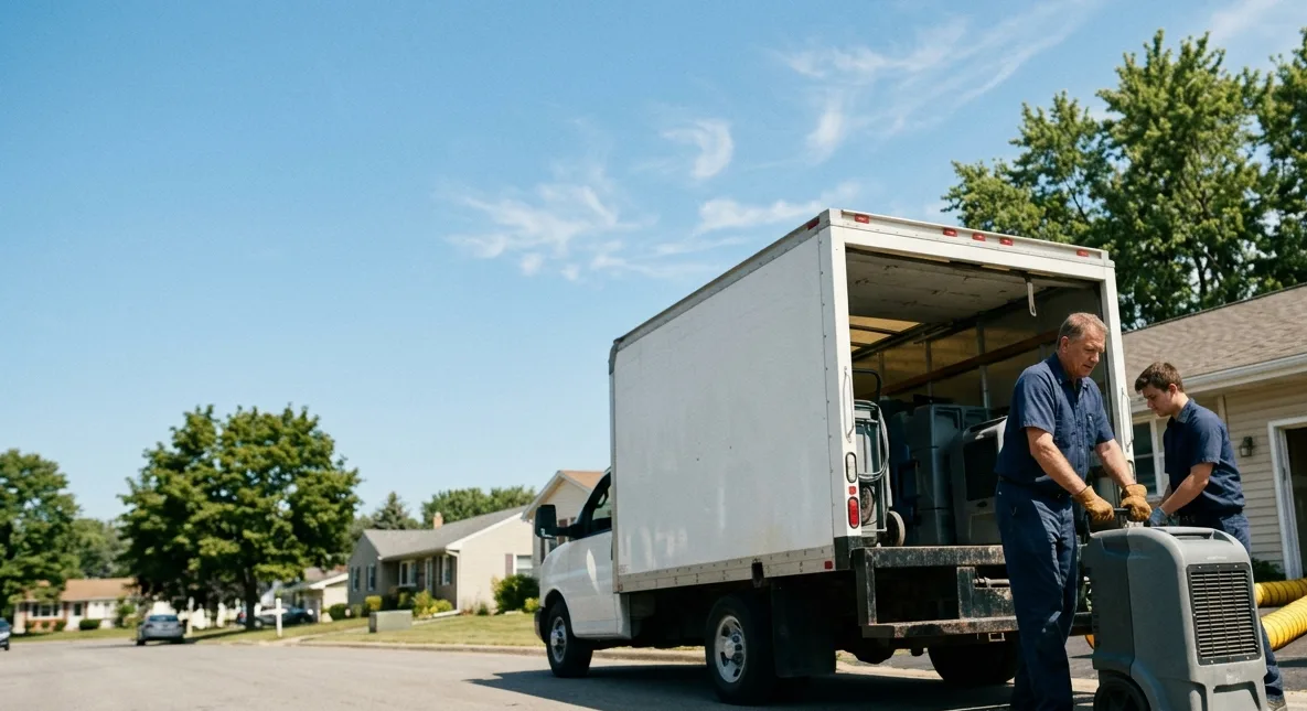 Water Damage Cleanup in Mount Calvary, WI near me